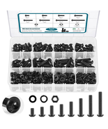 M6 Bolt Assortment Kit - 505 Pcs, 12.9 Grade Alloy Steel, Hex Socket Cap... - $57.04 CAD
