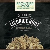 Frontier Co-op Licorice Root, Cut &amp; Sifted, Kosher, Non-irradiated | 1 lb. Bu... - £15.08 GBP
