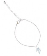 Blue dolphin silver ankle bracelet - €11,72 EUR