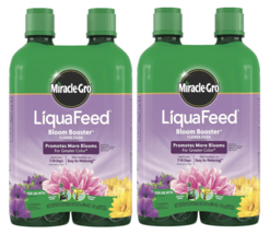 Miracle Gro Liquafeed Bloom Booster Flower Food Refills, Pack of 4 - $36.47