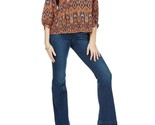 Jade Melody Tam Ruched V-Neck Peasant Top Tribal - €56,08 EUR