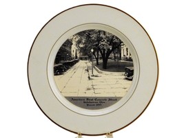 &quot;America&#39;s First Concrete Street&quot;, Bellefontaine Ohio, Souvenir Plate, #PLT-357 - $7.79