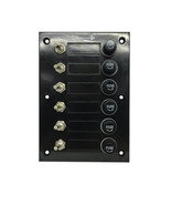 Fused Switch Panel (15A) - 6 Gang - £46.73 GBP