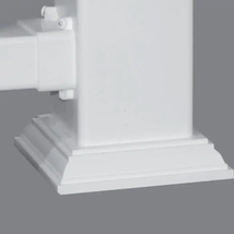 4 In. X 4 In. White New England Base Trim - £4.33 GBP