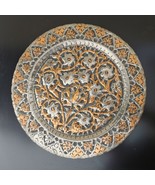 Awesome Vintage Persian Hand Hammered Copper Tinned Wall Hanging Plate F... - £44.66 GBP