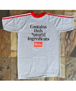 Vtg COORS T-Shirt-Contains Only Natural Ingredients-White-L-Single Stitc... - $83.21 CAD