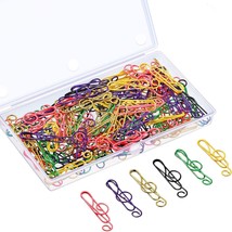 Outus Music Paper Clips 6 Colors Metal Musical Notes Clips Treble Clef Paper Cli - $21.76