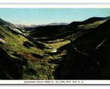 Crawford Notch From Mount Willard New Hampshire NH UNP WB Postcard U3 - $2.92