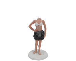 Custom Bobblehead Sexy And Hot Girl In Skirt And Bikini Top - Leisure &amp; Casual C - £66.33 GBP