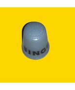 &quot;Singer&quot; Blue Vintage Advertising Thimble - $13.86