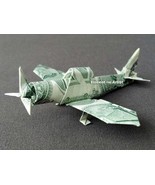 AIRPLANE ZERO Money Origami Jet Fighter Dollar Military Army Navy Marine... - $129.04 CAD