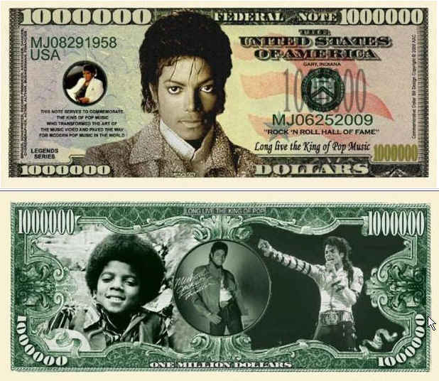 Michael Jackson Money - $2.00