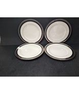 Waterford Colleen Platinum Trim Salad Plates, Set of 4, 8&quot; D, Fine Bone ... - $1,317.17 MXN