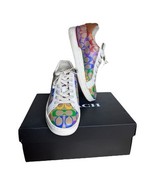 Coach Monogram Lowline Ladies Rainbow Coated Canvas Sneakers 8.5 B - €42,82 EUR