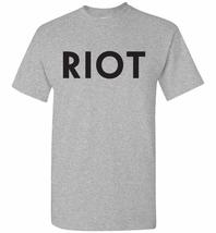 Riot T-Shirt - Mac Iasip (Xl) Sports Grey - £18.68 GBP+