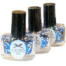 Ciate Mini Nail Sequins Seqm006 Tinsel Trail .18oz Ea Lot Of 3pcs - $10.41