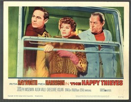 Happy Thieves-Lobby Card-#3-1962-Rex Harrison-Rita Hayworth - £34.72 GBP