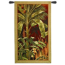35x60 BALI GARDEN I Palm Jungle Tropical Tapestry Wall Hanging - £134.53 GBP