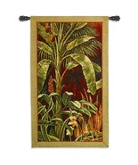 35x60 BALI GARDEN I Palm Jungle Tropical Tapestry Wall Hanging - £131.80 GBP