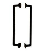 Alno Millennium G950-8-MB 8&quot; Back to Back Glass Door Pull - Matte Black - $147.95