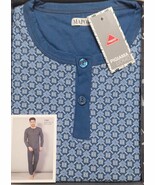 Pijama 3 Botones de Hombre Manga Larga Algodón Fresco Jersey Intimo 1101... - $35.05 CAD