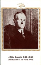 Portrait of John Calvin Coolidge UNP PCCCOA UNP 1949 Chrome Postcard E4 - £9.27 GBP