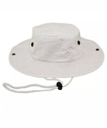 Unisex 100% Cotton Bucket Hat Fishing Camping Boonie Sun Brim Summer Cap... - $21.99
