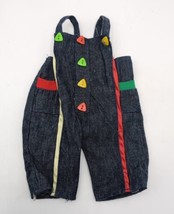 Blue Denim Overalls Fits 16" Cabbage Patch Kids Dolls Suspenders Clown Outfit - £11.52 GBP