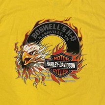 Harley Davidson Flaming Eagle Boswell&#39;s H-D Nashville, TN 2006 T Shirt 2XL EUC - $26.32