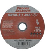 VIRGINIA ABRASIVES 424-59003 6x.045x7/8 Cutting Wheel - $24.84 CAD