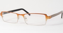 Adam + Eve 163 2 Orange-Copper /Silver UNIQUE RARE EYEGLASSES FRAME 55-1... - $49.50