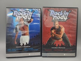 Rockin&#39; Body 4-Workouts + Rockin&#39; Body 3-Workouts Shaun T. 2-Disc Dv Ds - £7.07 GBP