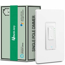 Smart Dimmer Switch by Martin Jerry | White, Supports LED, 2.4G WiFi, Voice - £31.44 GBP