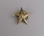 Vintage Gold Tone Star McDonald&#39;s Employee Lapel Hat Pin - $8.25