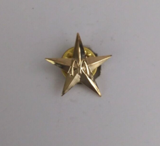 Vintage Gold Tone Star McDonald's Employee Lapel Hat Pin - $8.25
