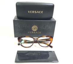 Versace Eyeglasses Frames MOD.3286 5217 Brown Tortoise Gold Medusa 54-16-140 - $158.73