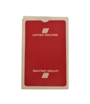 Vtg United Airlines Red Playing Cards Deck - £7.85 GBP
