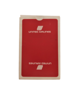 Vtg United Airlines Red Playing Cards Deck - €8,67 EUR