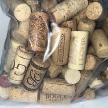 Lot 120 Wine corks Mixed Bag Mostly Natural Crafting - £23.67 GBP