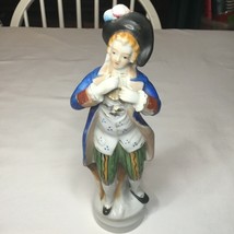 Vintage 9&quot; Tall L &amp; M Colonial Male Figurine Porcelain - $14.73