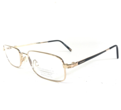 Eschenbach Eyeglasses Frames 3822 20 Black Gold Rectangular Titanflex 52-17-140 - £36.69 GBP