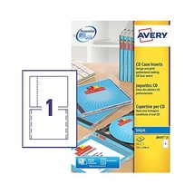 Avery J8435-25 Printable CD Case Cover, Spine and Tray Inserts A4, 1 Ful... - $45.00