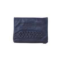 Zadig &amp; Voltaire Studded Leather Clutch Bag $499  WORLDWIDE SHIPPING - £194.69 GBP