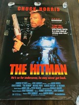 Movie Theater Cinema Poster Lobby Card vtg 1991 The Hitman Chuck Norris ... - £31.54 GBP