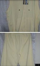 PANT OUTFIT SLEEVELESS HOODIE CAPRI MIXED SIZE M &amp; XL YELLOW Outfit 2 Piece - $16.97