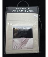 New Wamsutta Dream Zone Sateen Beige 400 TC 4 Piece Cotton Queen Sheet Set - $3,696.00 MXN