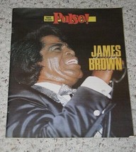 James Brown Pulse! Magazine Vintage 1986 Tower Records  - $29.99