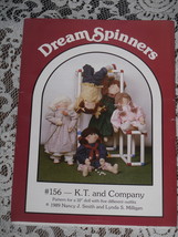 Dream Spinners Pattern 156 K.T. and Company Soft Doll &amp; Outfits Uncut - £5.89 GBP