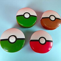 2019 McDonald&#39;s Pokemon Poke Ball Disc Launchers 4 Pieces! - $532.43 MXN