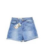AQ Jeans Colombian Style Cut Off Shorts Womens Size 13 High Rise Blue - £12.45 GBP